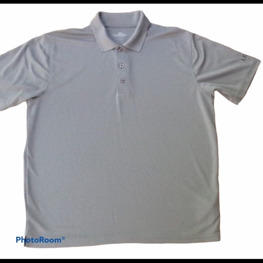 Vansport Performance Gray Golf Shirt Size Medium